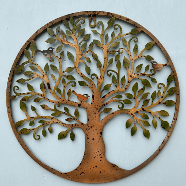 Circular tree wall plaque 40cm