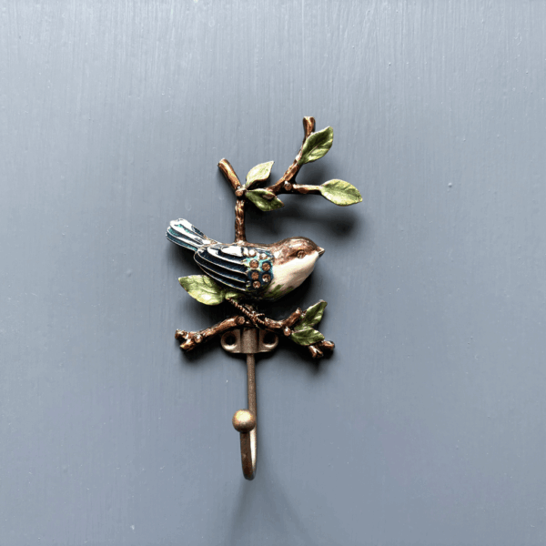 Enamel Bird Wall Hook
