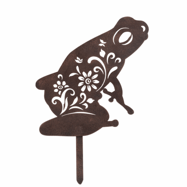 Frog garden stake